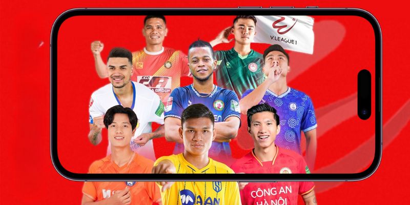BXH V-League dành cho fan hâm mộ Việt Nam
