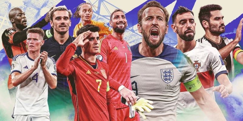 Euro 2024 có sự góp mặt của những đội tuyển hàng đầu